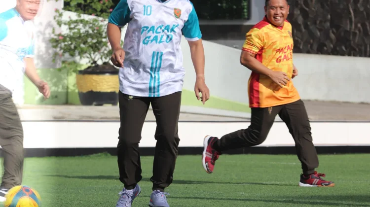 Perkuat Stamina Prajurit, Kodam II/Sriwijaya Gelar Olahraga Bersama