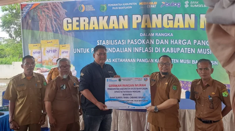 Pangkas Inflasi, Pemkab Muba Subsidi 1.200 Paket Pangan di Babat Supat