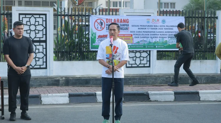 Waspada, Pemkot Palembang Terapkan Denda Buang Sampah Sembarangan