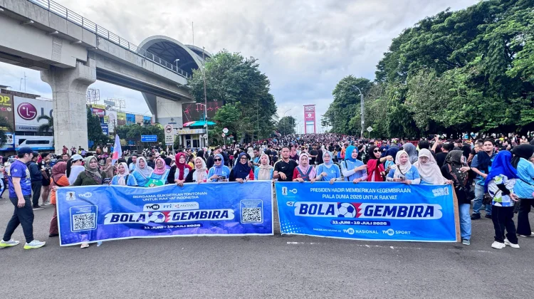 Masyarakat Palembang Padati Sosialisasi Piala Dunia 2026 di Area CFD