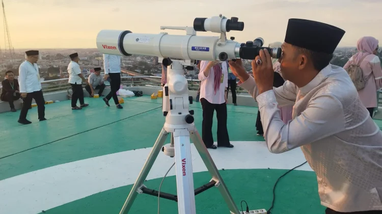 Hilal 1 Dzulhijjah 1447 H Tidak Terlihat di Palembang