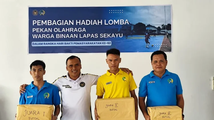 Warga Binaan Lapas Sekayu Semarakkan Hari Bakti Pemasyarakatan