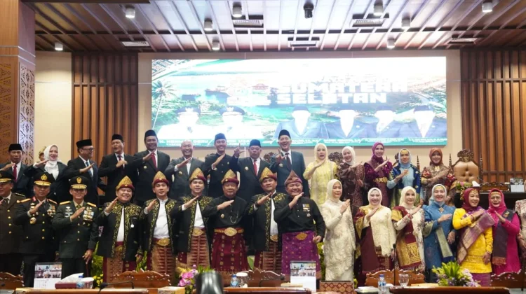 Pangdam Ujang Darwis Hadiri HUT ke-80 Sumsel