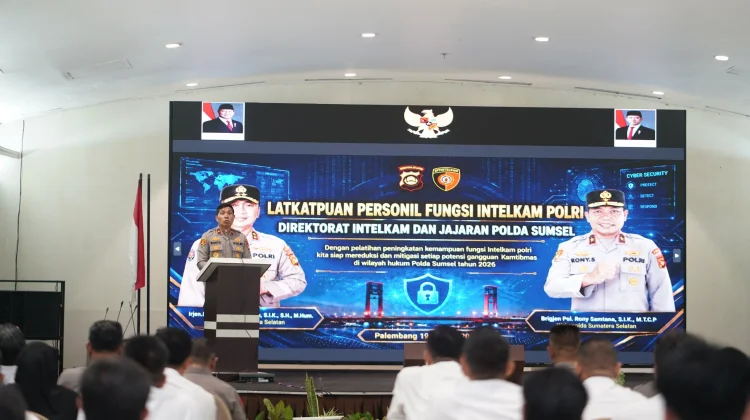 Polda Sumsel Gelar Latkatpuan Intelkam 2026 guna Akselerasi Transformasi
