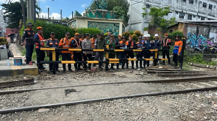 KAI Divre III Tutup Lima Perlintasan Liar di Sumsel