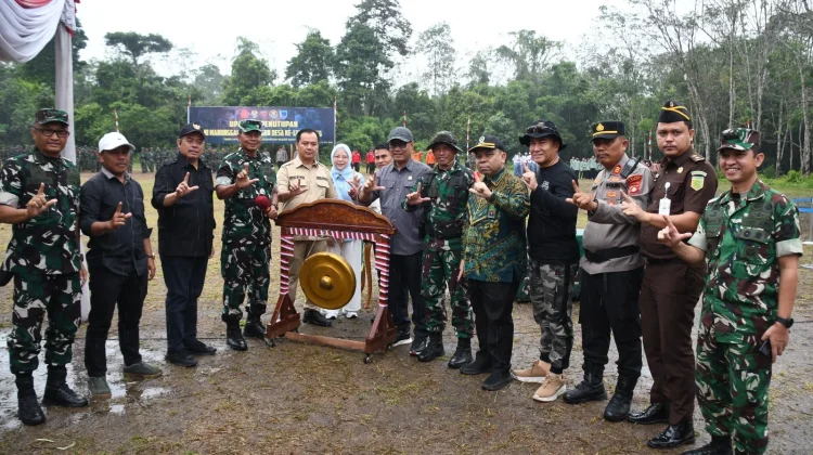 TMMD ke-128 Kodim 0405/Lahat Sukses, Pangdam II/Sriwijaya Apresiasi Kinerja Tim