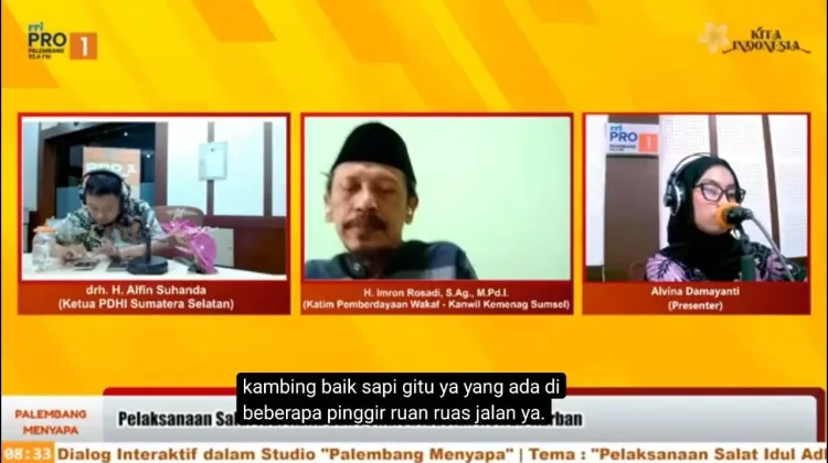 IDHI Awasi Kesehatan Hewan Kurban Sumatera Selatan