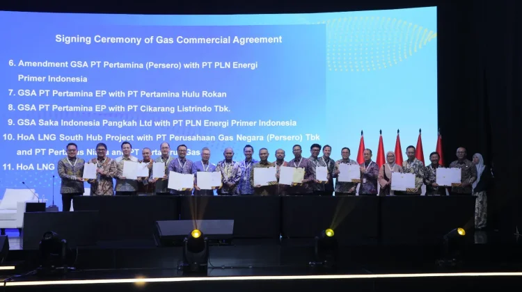 PT. Pertamina Hulu Rokan dan PT Pertamina EP Tandatangani Perjanjian Jual Beli Gas