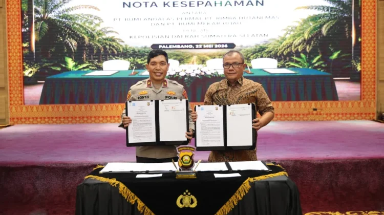 Antisipasi Dini Karhutla 2026, Wakapolda Sumsel Teken MoU Pengamanan Hutan