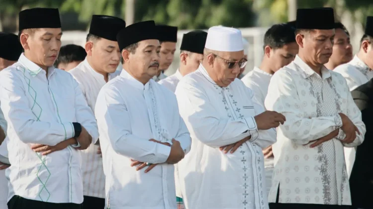 Pemkab Muba Gelar Salat Iduladha di Halaman Pendopoan
