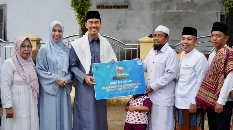 ASN OKI Salurkan Enam Puluh Hewan Kurban
