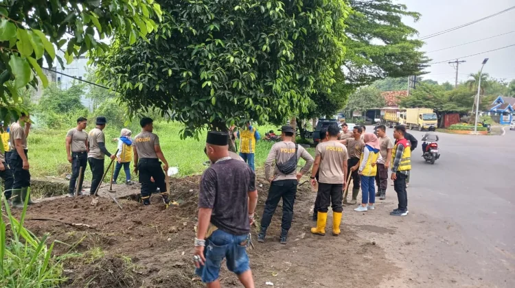 Polres OKU Perkuat Mitigasi Banjir Melalui Gerakan Belida