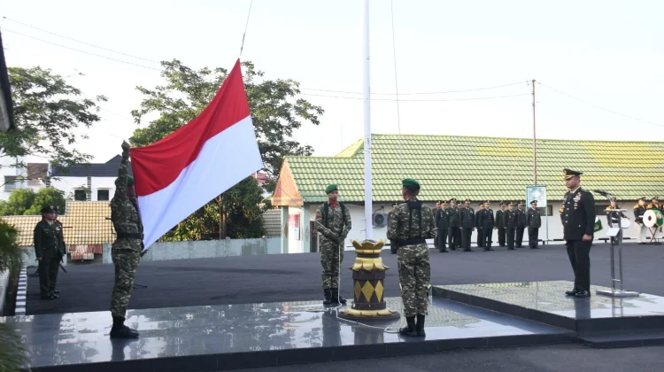 Peringari Hari Lahir Pancasila, Korem 044/Garuda Dempo gelar Upacara Peringatan