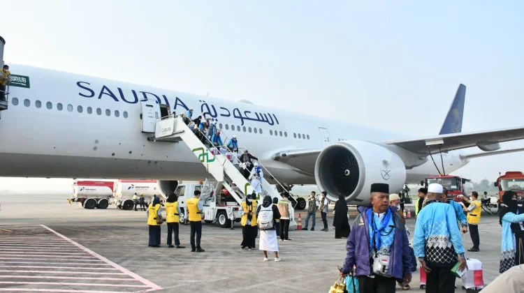 Kloter Pertama Jemaah Haji Debarkasi Palembang Tiba di Tanah Air