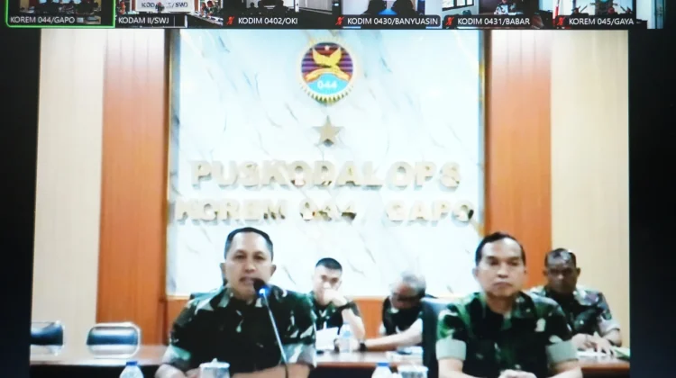 Kasdam Sriwijaya Evaluasi Pembangunan KDKMP di Seluruh Satuan
