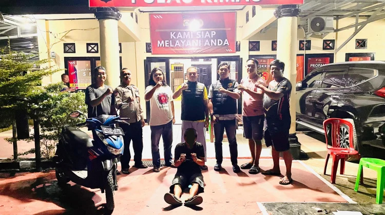 Polsek Pulau Rimau Tangkap Pencuri Motor dalam Dua Hari