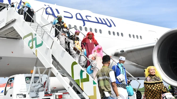 Kloter 3 Debarkasi Palembang Bawa Pulang 443 Jemaah