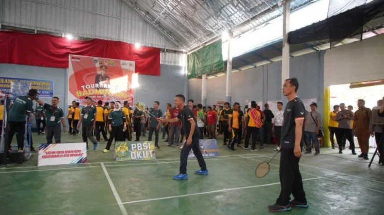 Turnamen Bulu Tangkis Kapolres OKU Timur Cup 2026 Resmi Dibuka