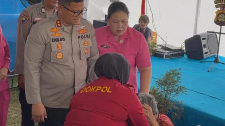 Polres OKU Gelar Bakti Kesehatan untuk 200 Warga