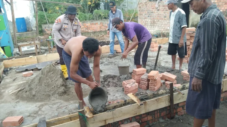 Polda Sumsel Bedah Rumah Lansia Disabilitas di Banyuasin