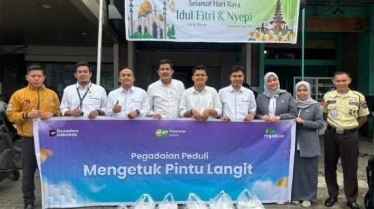 Pegadaian Sumbagsel Salurkan Ratusan Paket Bantuan lewat MPL