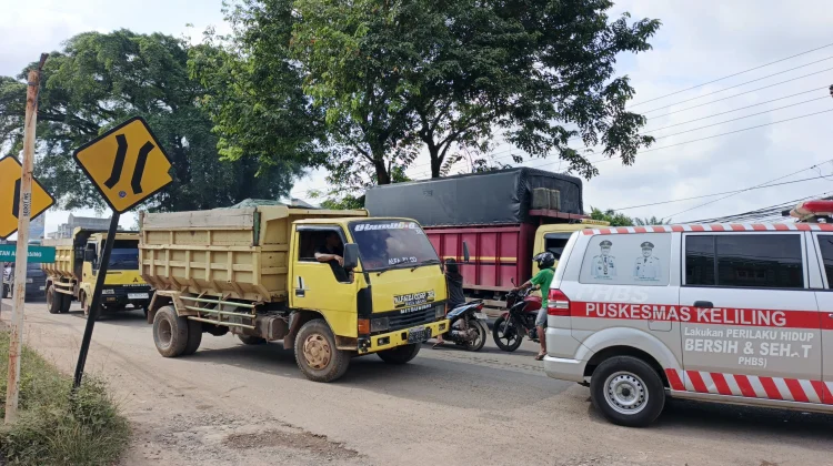 Warga Banyuasin Minta Truk ODOL Dilarang Melintas di Jalintim