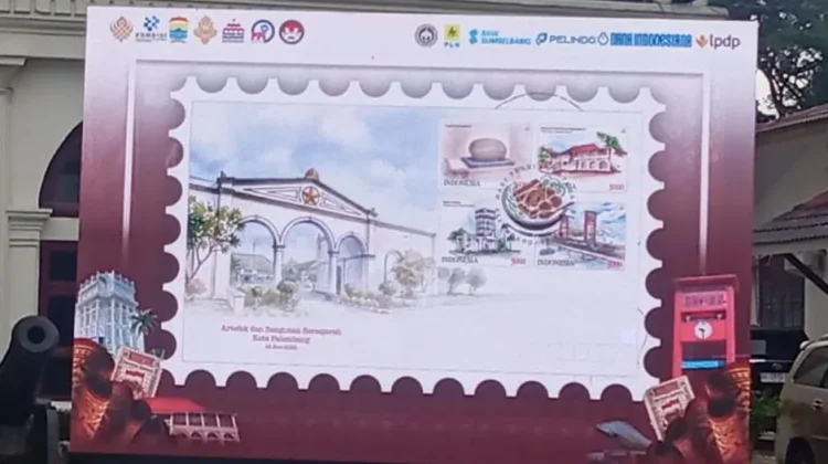 Pemkot Palembang Luncurkan Perangko Ikon Sejarah Sambut HUT Ke-1343