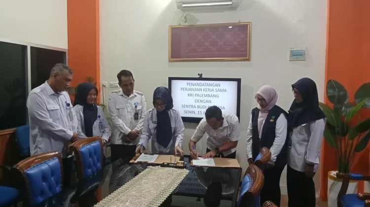 Perluas Jangkauan, RRI Jalin Kerjasama dengan Sentra Budi Perkasa Palembang
