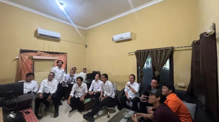 Polres Ogan Ilir Gelar Nobar Piala Dunia Bersama Mahasiswa