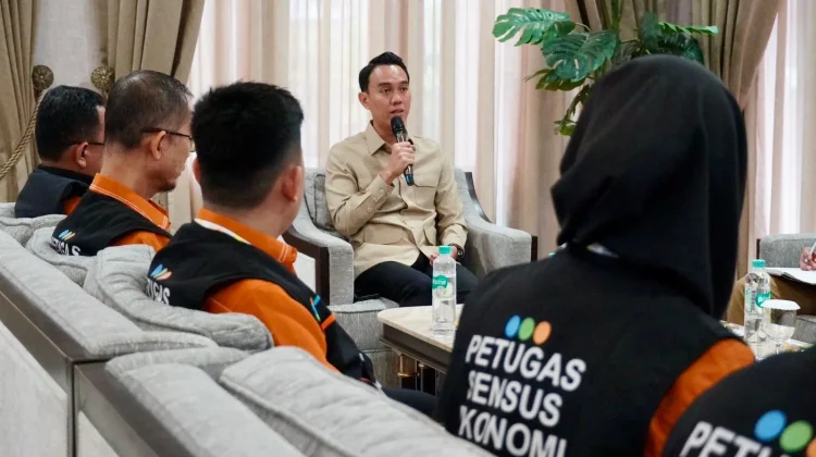 Bupati OKI Muchendi jadi Responden Pertama Sensus Ekonomi OKI Tahun 2026