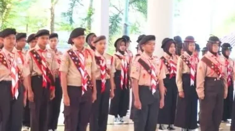 Wali Kota  Prabumulih Lepas 118 Penggalang Pramuka ke Jamda Sumsel