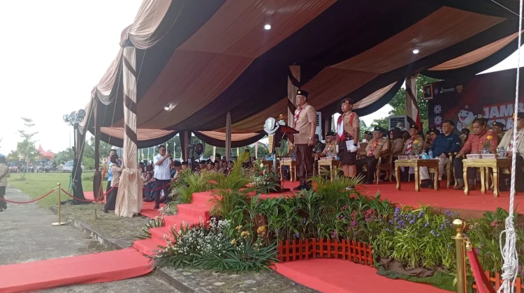 Resmi Dibuka, Jambore Daerah  IX Gerakan Pramuka Sumsel Diikuti 1.248 Peserta