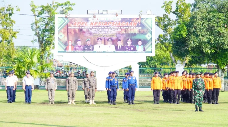 Apel Siaga Karhutla Muba 2026, Bupati Mengajak Perkuat Pencegahan