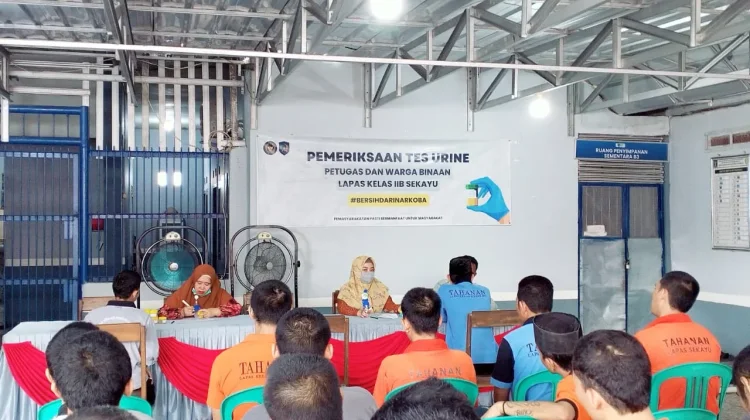 Lapas Sekayu Gelar Skrining TBC dan HIV ke Puluhan Warga Binaan