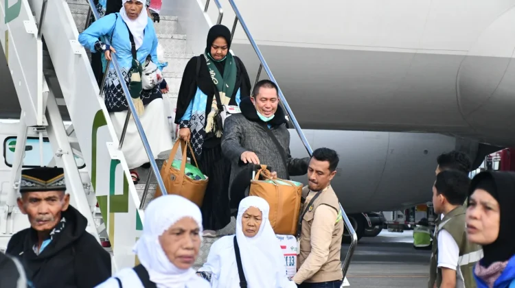 Sebanyak 5.744 Jemaah Haji Debarkasi Palembang Telah Kembali ke Tanah Air