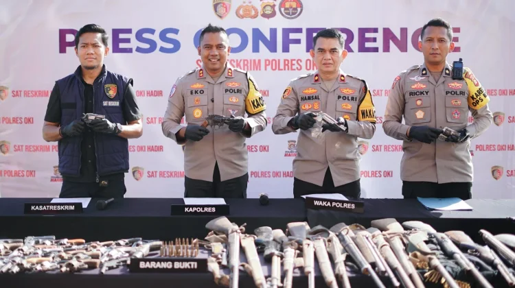 Sepekan Operasi Senpi Musi di OKI, Tiga Orang Diamankan