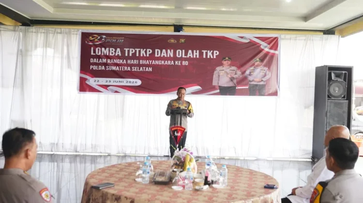 Tingkatkan Kualitas Penyidikan, Polda Sumsel Gelar Lomba Olah TKP