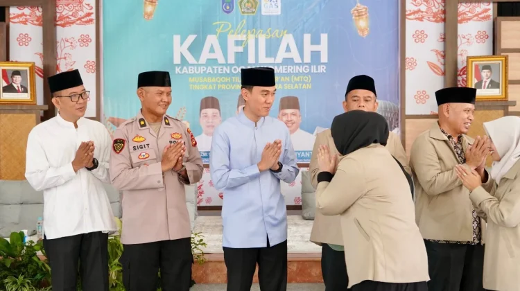 Bupati OKI Lepas Kafilah MTQ Sumsel, Tekankan Akhlak dan Prestasi