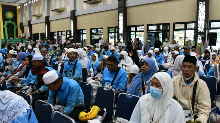 Kloter 14 Ogan Ilir dan Prabumulih Tiba di Palembang dalam Kondisi Sehat