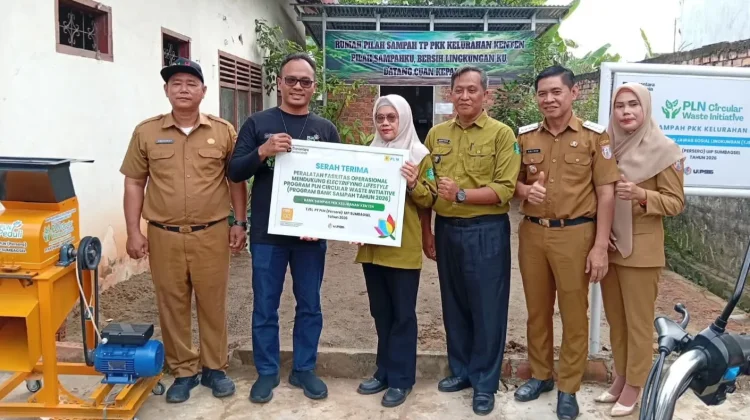 PLN UIP Sumbagsel Dukung Pengembangan Bank Sampah di Talang Kelapa