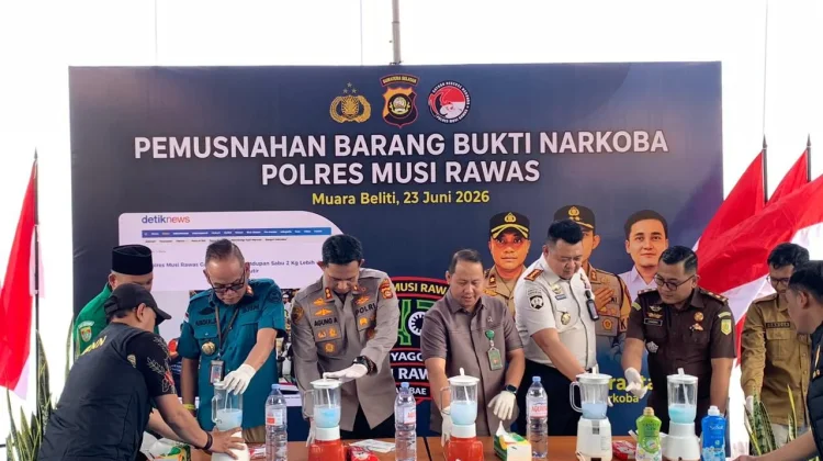 Polres Mura Musnahkan Barang Bukti Sabu dan Ekstasi Jaringan Lintas Wilayah