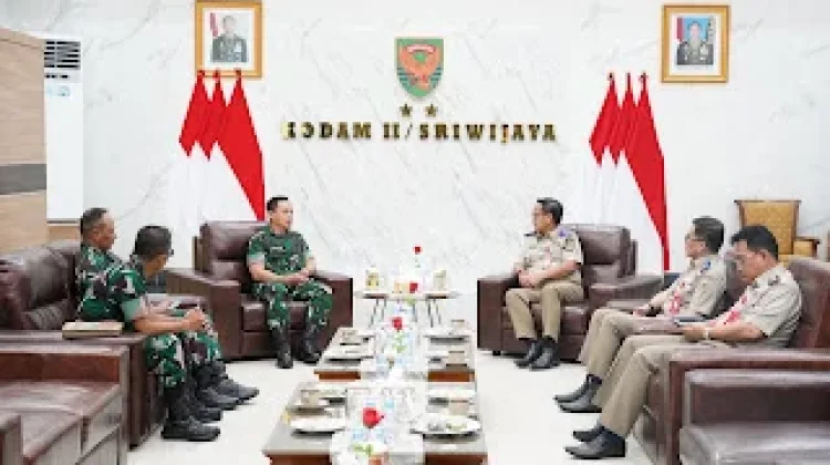 Kodam ll/Sriwijaya Bersama BPN Kolaborasi Perkuat Pengamanan Aset Negara