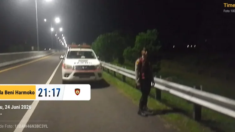 Polres OI Antisipasi Gangguan Kamtibmas dan Premanisme PintuTol Indralaya