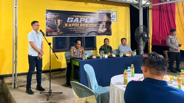 Kapolres Banyuasin Cup Satukan Warga lewat Turnamen Gaple