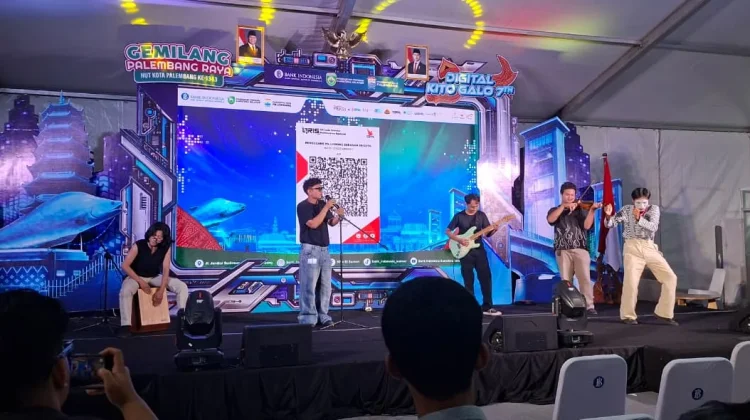Lomba Ngamen Pakai QRIS, Ramaikan Gemilang Palembang Raya