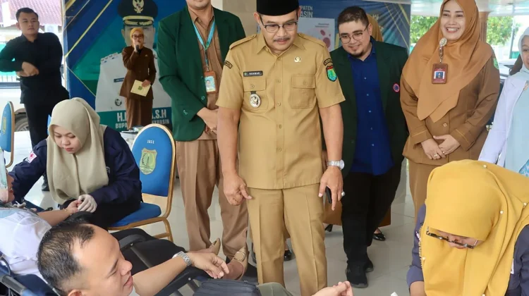 Pemkab Muba Dukung Donor Darah IDI untuk Kemanusiaan