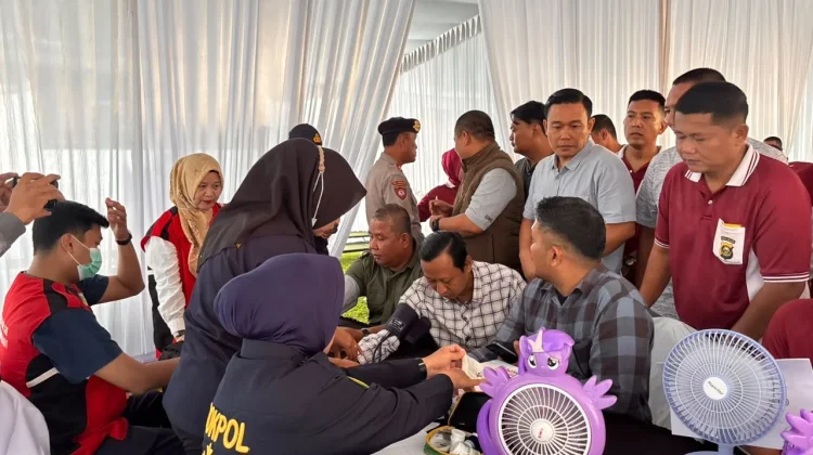 HUT Bhayangkara ke-80, Polda Sumsel Gelar Baksos dan Bakkes