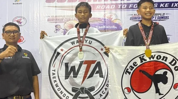 Atlet OKU Selatan Bersinar, Sumsel Juara Umum Kejurnas Taekwondo