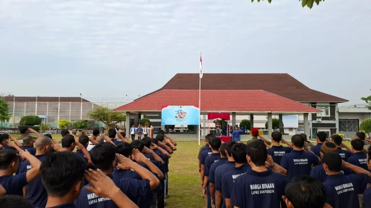 Nuansa Adat Nusantara Semarakkan Hari Keluarga Nasional di Lapas Banyuasin