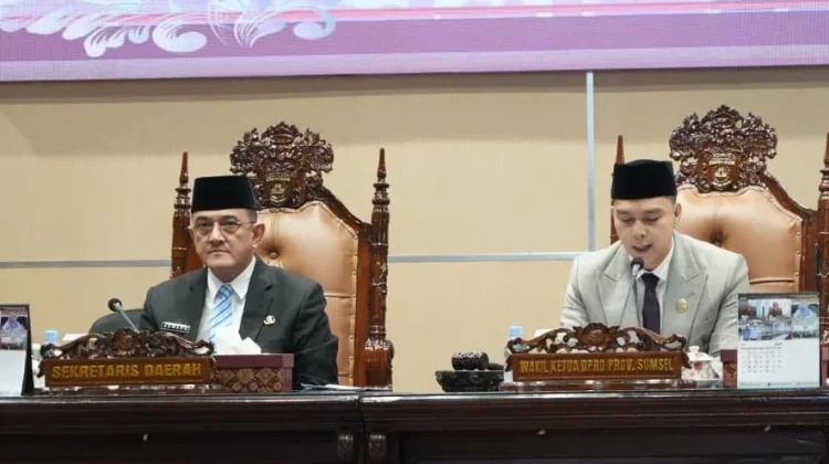 Wakili Gubernur, Sekda Sumsel Tanggapi Pandangan Umum Fraksi